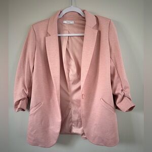 3/4 sleeve blazer